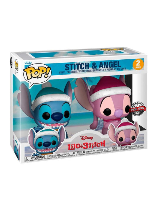 Funko Pop - Lilo & Stitch: Holiday Stitch & Angel #2-Pack