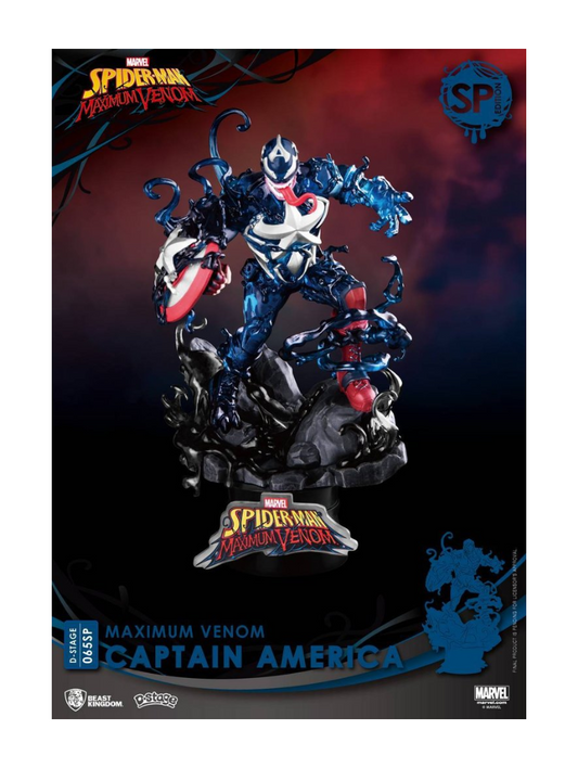 Beast Kingdom - Marvel Venom Captain America Limited Edition PVC - PopPalace                                 