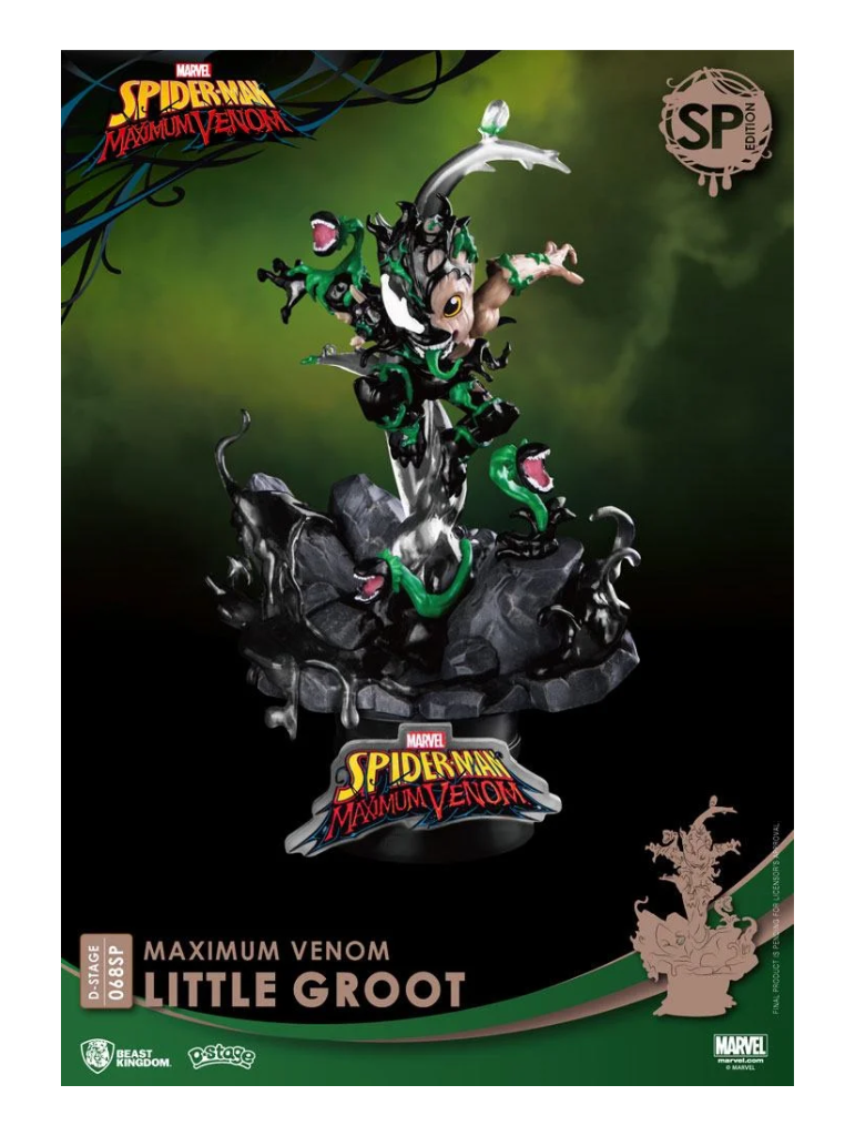 Beast Kingdom - Marvel Venom Little Groot Limited Edition PVC - PopPalace                                 