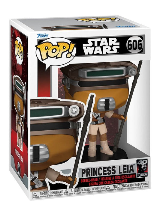 Funko Pop! - Star Wars: Return of the Jedi 40th Anniversary: Princess Leia (Boushh) #606