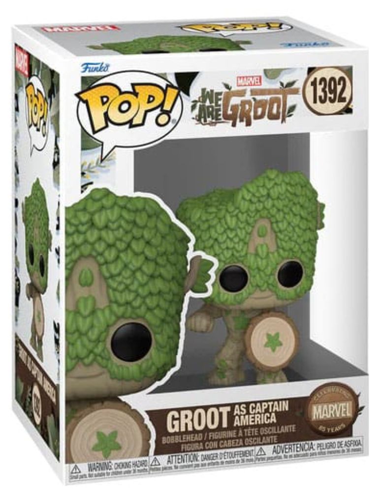 Funko Pop! - We Are Groot: Groot As Captain America #1392