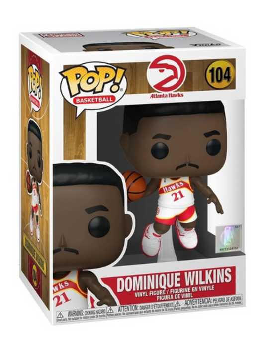Funko Pop! - Atlanta Hawks Dominique Wilkins 104 - PopPalace                                 