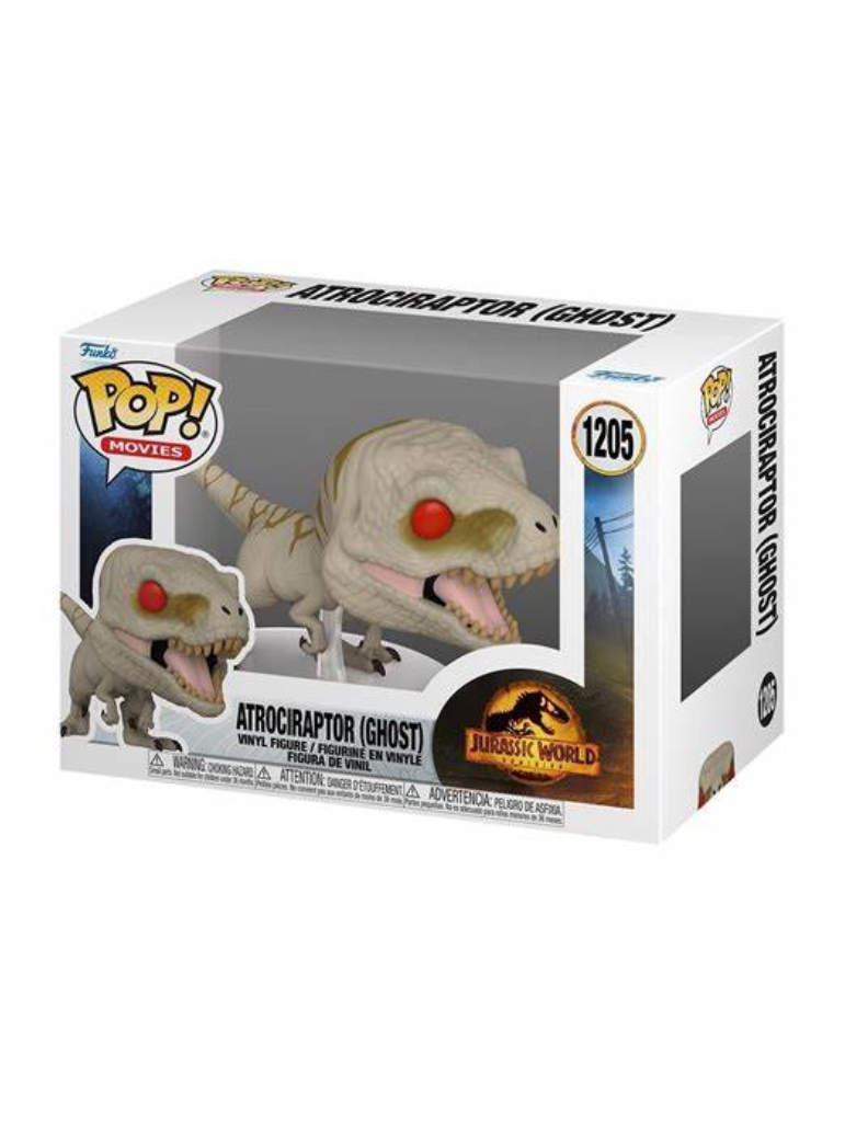 Funko Pop! - Jurassic World Atrociraptor (Ghost) 1205 - PopPalace                                 