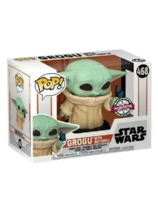 Funko Pop! - Star Wars Grogu with Butterfly 468 - PopPalace 
