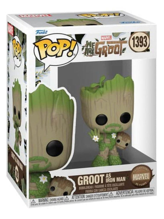 Funko Pop! - We Are Groot: Groot As Iron Man #1393