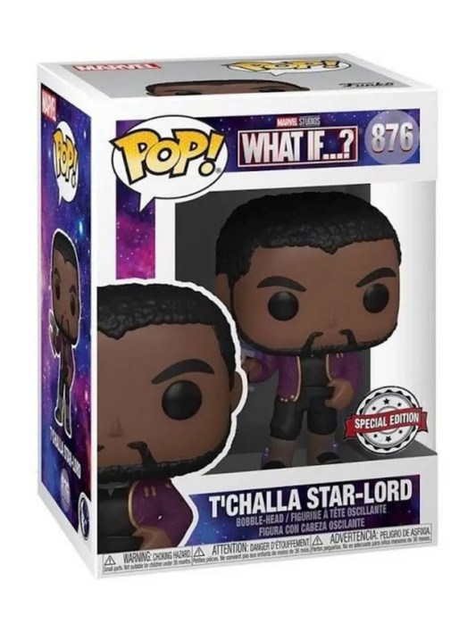 Funko Pop - What If…? T'Challa Star-Lord 876 - PopPalace                                 