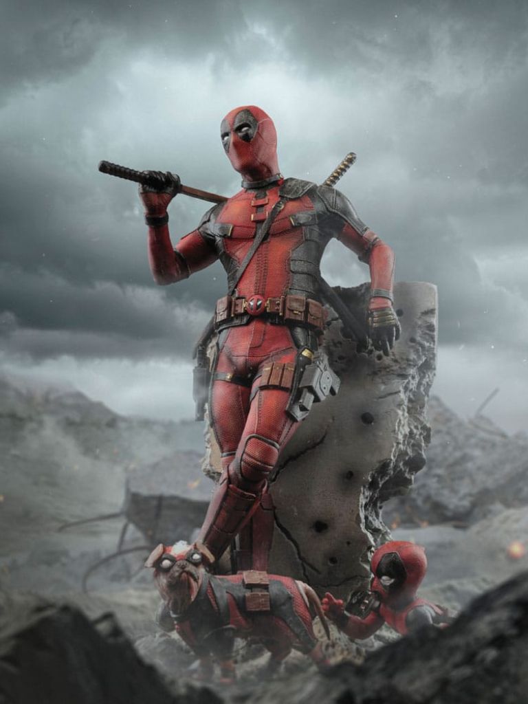 Iron Studios - Marvel Deadpool 3: Deadpool Standbeeld 1:10 Schaal